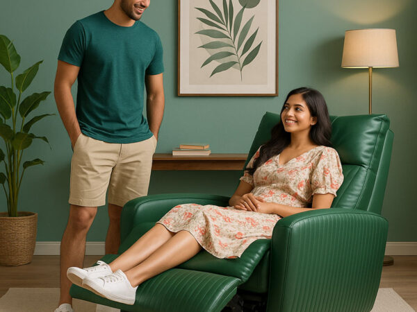 Windsor | Designer Recliner | Pearl Green