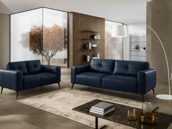 Romanae Napa Leather Sofa