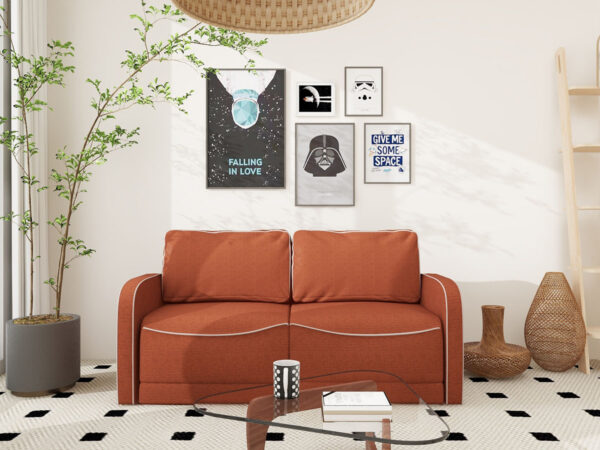 Prive | Sofa Bed | Spice Orange