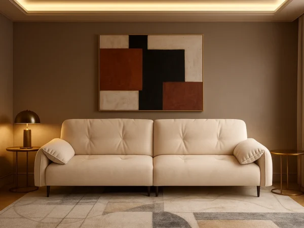 Seina 3-Seater Sofa | Luxe Tufted Back