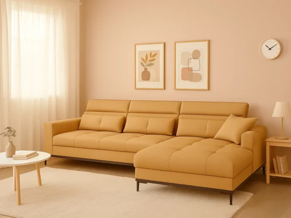 Celia | L Shape Sofa | Adjustable Headrest