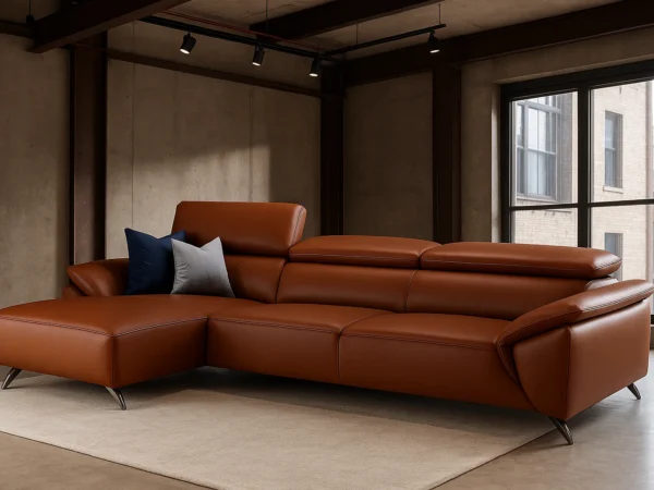 Elara | L Shape Sofa | Adjustable Headrests