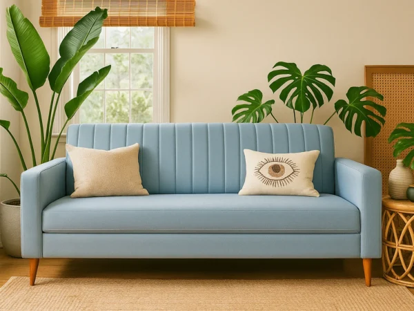 Nivo 3-Seater Sofa | Powder Blue