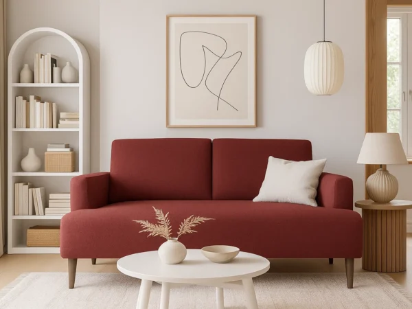 Odessa 3 Seater Sofa | Scarlet Red
